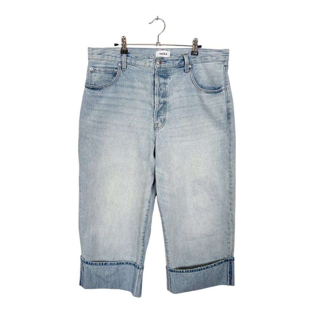Pistola Ryder High Rise Cuffed Straight Leg Jean - Picture 2 of 10